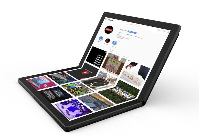 Lenovo presenta il primo pc con schermo pieghevole