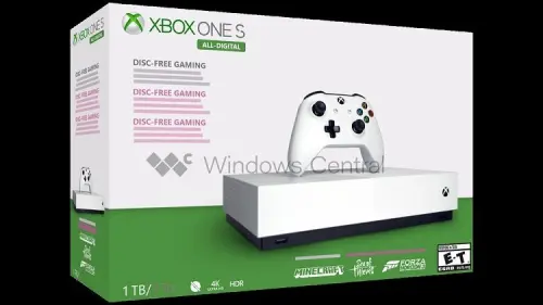 Xbox One S All Digital, ufficiali prezzo e data d'uscita